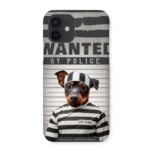 The Criminal: Custom Pet Phone Case - Paw & Glory - Dog Portraits - Pet Portraits