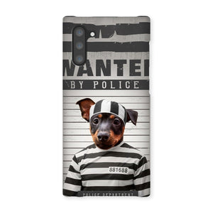 The Criminal: Custom Pet Phone Case - Paw & Glory - Dog Portraits - Pet Portraits