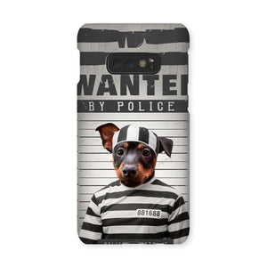 The Criminal: Custom Pet Phone Case - Paw & Glory - Dog Portraits - Pet Portraits