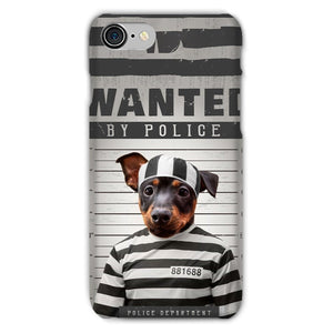 The Criminal: Custom Pet Phone Case - Paw & Glory - Dog Portraits - Pet Portraits
