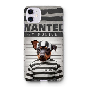 The Criminal: Custom Pet Phone Case - Paw & Glory - Dog Portraits - Pet Portraits