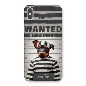 The Criminal: Custom Pet Phone Case - Paw & Glory - Dog Portraits - Pet Portraits