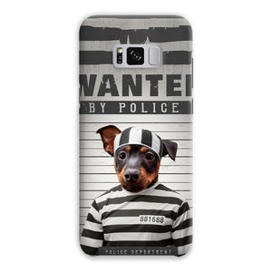The Criminal: Custom Pet Phone Case - Paw & Glory - Dog Portraits - Pet Portraits