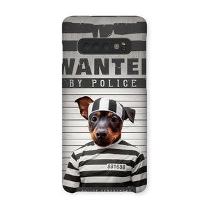 The Criminal: Custom Pet Phone Case - Paw & Glory - Dog Portraits - Pet Portraits
