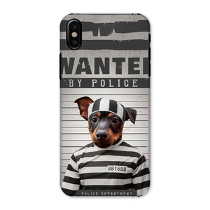 The Criminal: Custom Pet Phone Case - Paw & Glory - Dog Portraits - Pet Portraits