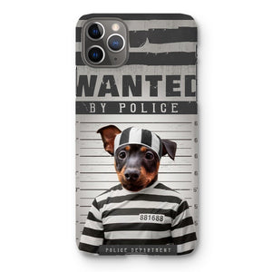 The Criminal: Custom Pet Phone Case - Paw & Glory - Dog Portraits - Pet Portraits
