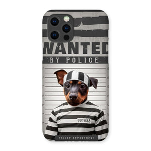 The Criminal: Custom Pet Phone Case - Paw & Glory - Dog Portraits - Pet Portraits