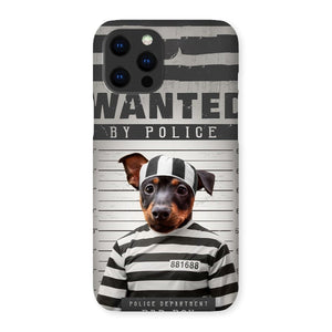 The Criminal: Custom Pet Phone Case - Paw & Glory - Dog Portraits - Pet Portraits