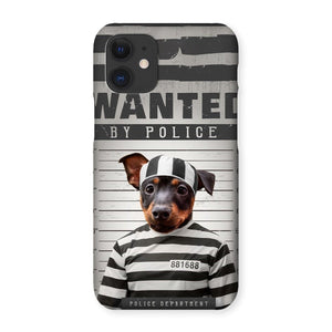 The Criminal: Custom Pet Phone Case - Paw & Glory - Dog Portraits - Pet Portraits