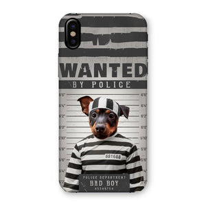 The Criminal: Custom Pet Phone Case - Paw & Glory - Dog Portraits - Pet Portraits