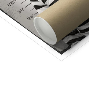 The Criminal: Custom Pet Poster - Paw & Glory - Dog Portraits - Pet Portraits