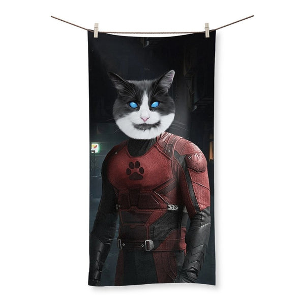Masked City Hero Custom Pet Towel | Pet Lover Gift | Paw & Glory