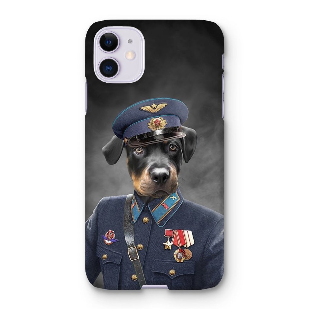 The Decorated Soldier: Custom Pet Phone Case - Paw & Glory - Dog Portraits - Pet Portraits