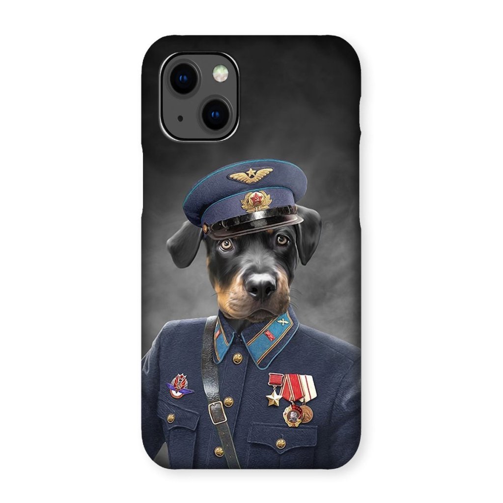 The Decorated Soldier: Custom Pet Phone Case - Paw & Glory - Dog Portraits - Pet Portraits