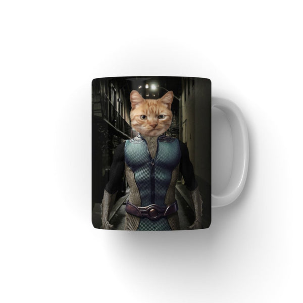 Sea Superhero Custom Pet Coffee Mug | Funny Pet Portrait Gift | Paw & Glory