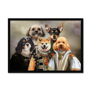The Dignified 5: Custom Pet Portrait - Paw & Glory - Dog Portraits - Pet Portraits