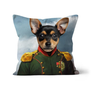 The Dignitary: Custom Pet Pillow - Paw & Glory - Dog Portraits - Pet Portraits