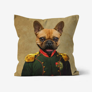 The Dignitary: Custom Pet Pillow - Paw & Glory - Dog Portraits - Pet Portraits
