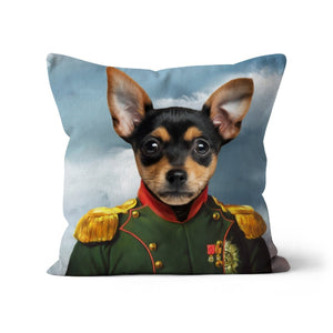The Dignitary: Custom Pet Pillow - Paw & Glory - Dog Portraits - Pet Portraits
