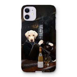 The Don with Cigar: Custom Pet Phone Case - Paw & Glory - Dog Portraits - Pet Portraits