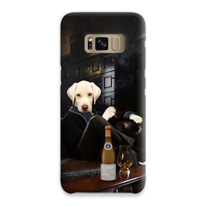 The Don with Cigar: Custom Pet Phone Case - Paw & Glory - Dog Portraits - Pet Portraits