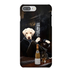 The Don with Cigar: Custom Pet Phone Case - Paw & Glory - Dog Portraits - Pet Portraits