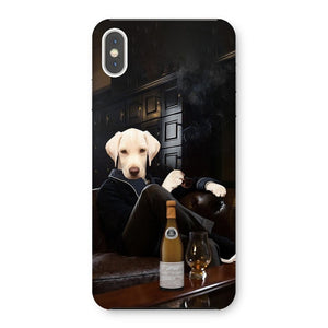The Don with Cigar: Custom Pet Phone Case - Paw & Glory - Dog Portraits - Pet Portraits
