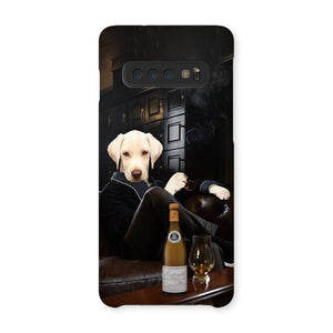 The Don with Cigar: Custom Pet Phone Case - Paw & Glory - Dog Portraits - Pet Portraits