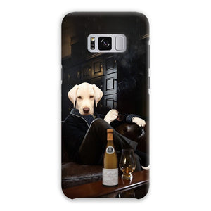 The Don with Cigar: Custom Pet Phone Case - Paw & Glory - Dog Portraits - Pet Portraits