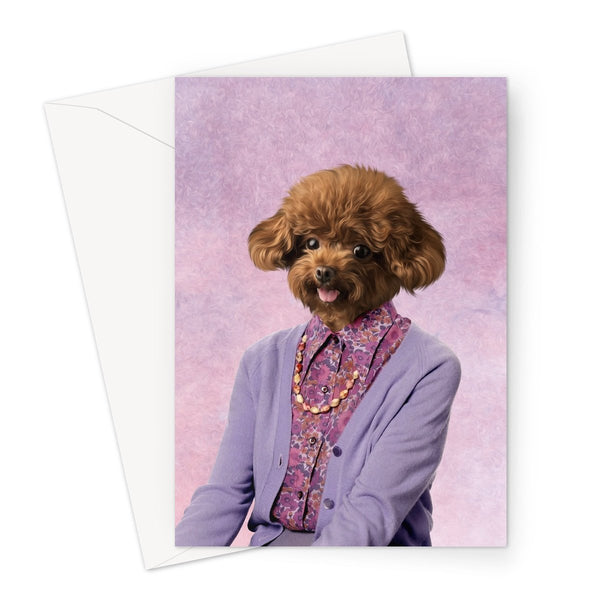 Soap Matriarch Custom Pet Greeting Card | Personalised Pet Gift | Paw & Glory