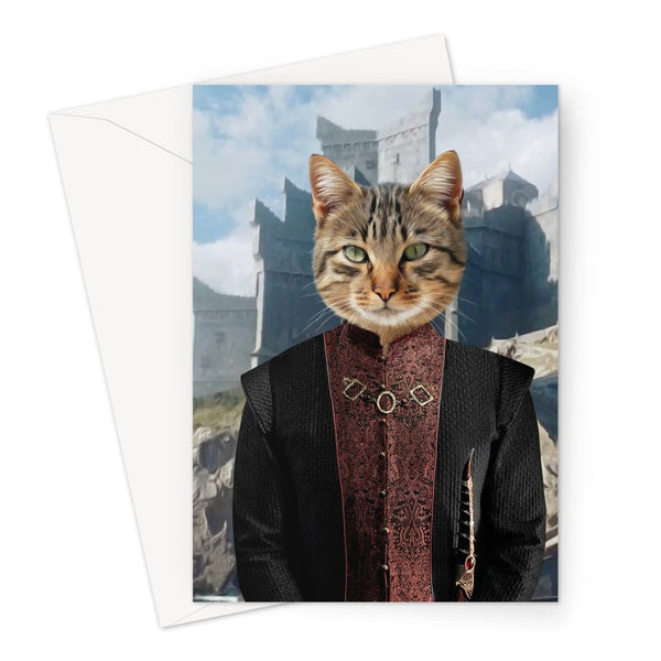 Dragon King Custom Pet Greeting Card | Personalised Pet Gift | Paw & Glory