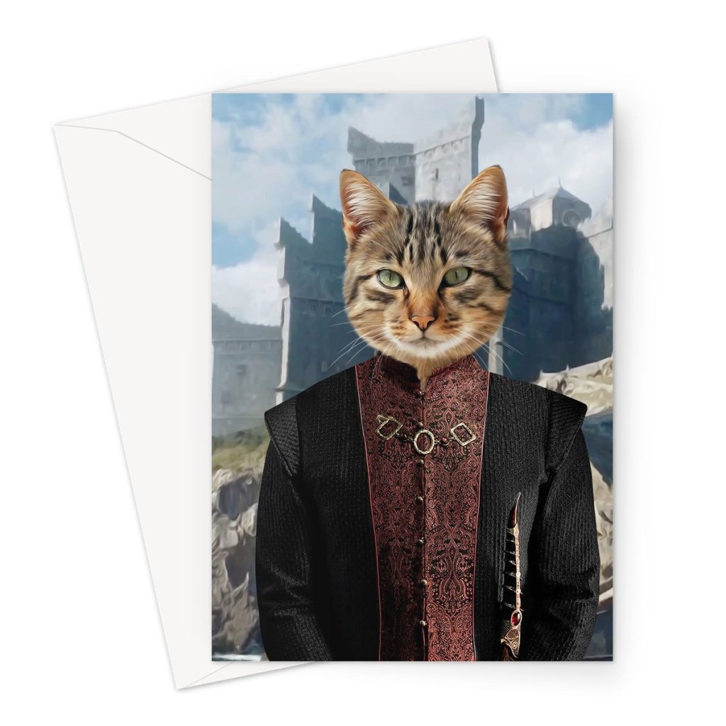 Dragon King Custom Pet Greeting Card | Personalised Pet Gift | Paw & Glory