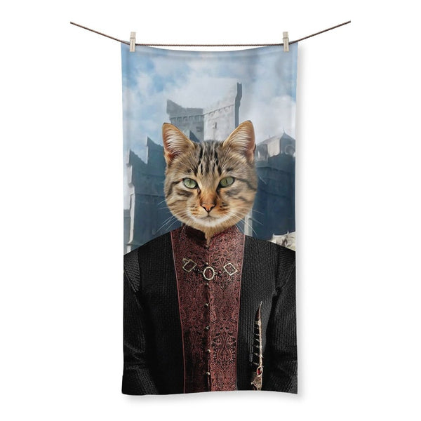 Dragon King Custom Pet Towel | Renaissance Pet Portrait | Paw & Glory