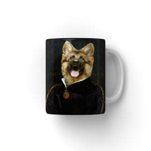 The Duchess: Custom Pet Coffee Mug - Paw & Glory - Dog Portraits - Pet Portraits