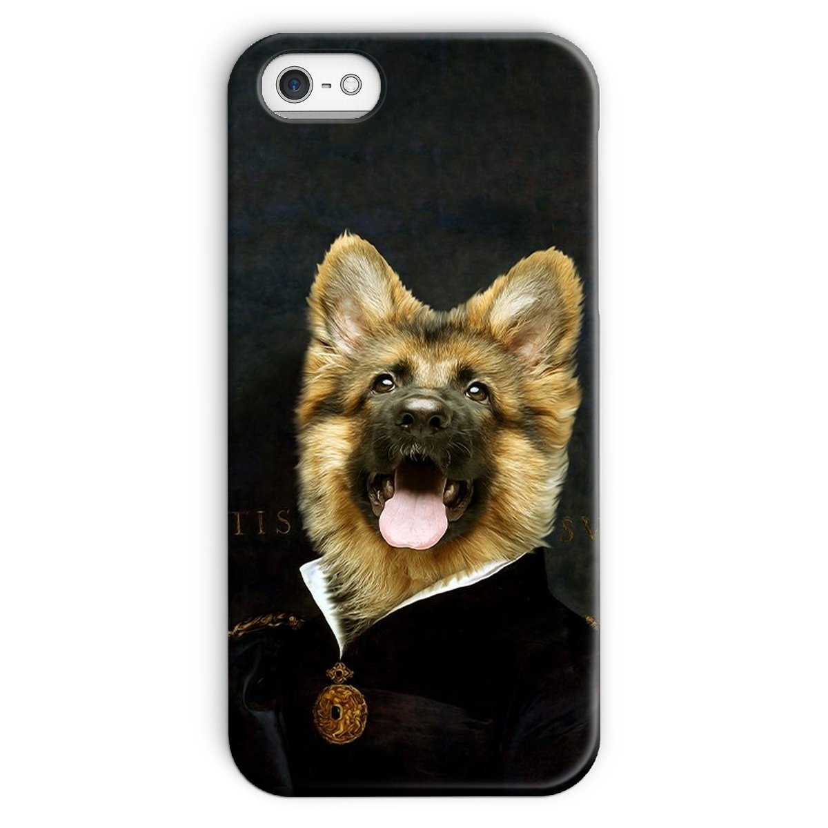 The Duchess: Custom Pet Phone Case - Paw & Glory - Dog Portraits - Pet Portraits