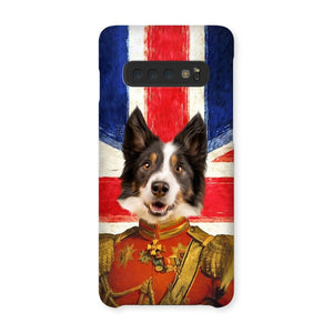 The Duke British Flag Edition: Custom Pet Phone Case - Paw & Glory - Dog Portraits - Pet Portraits