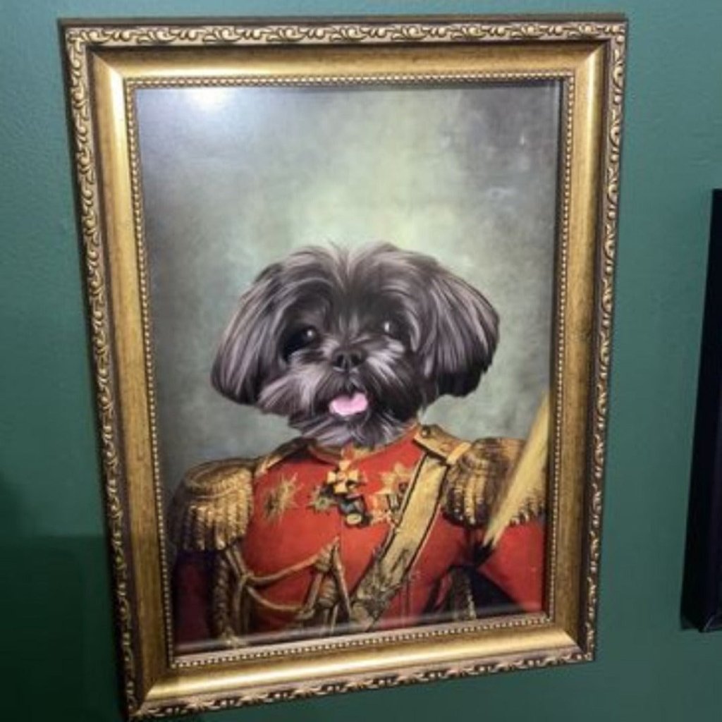 The Duke: Custom Pet Portrait - Paw & Glory - Dog Portraits - Pet Portraits