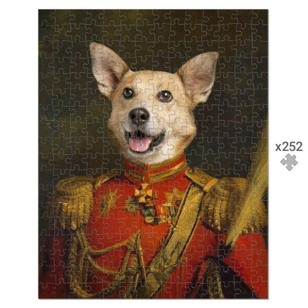 The Duke: Custom Pet Puzzle | royal pet portrait | Paw & Glory