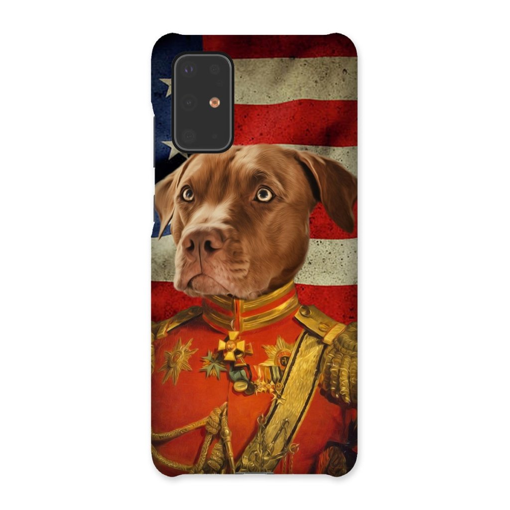 The Duke USA Flag Edition: Custom Pet Snap Phone Case - Paw & Glory - Dog Portraits - Pet Portraits