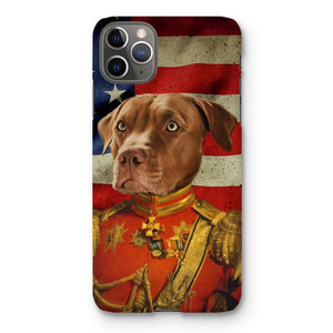 The Duke USA Flag Edition: Custom Pet Snap Phone Case - Paw & Glory - Dog Portraits - Pet Portraits