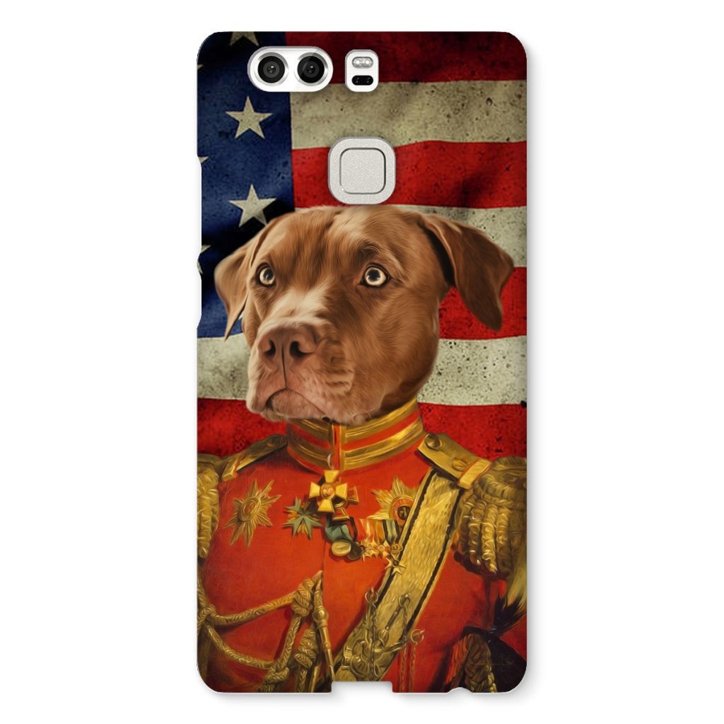 The Duke USA Flag Edition: Custom Pet Snap Phone Case - Paw & Glory - Dog Portraits - Pet Portraits