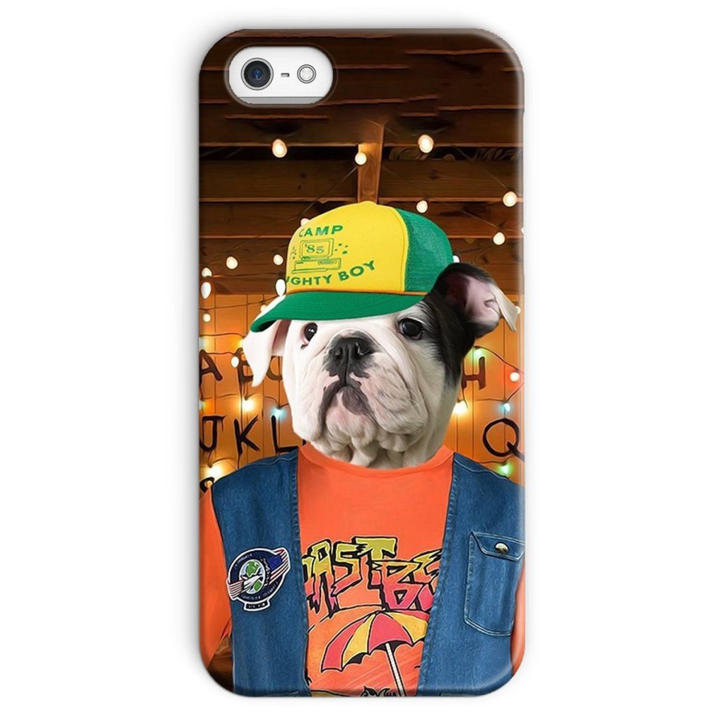 Retro 80s Sci-Fi Custom Pet Snap Phone Case | Custom Pet Artwork | Paw & Glory