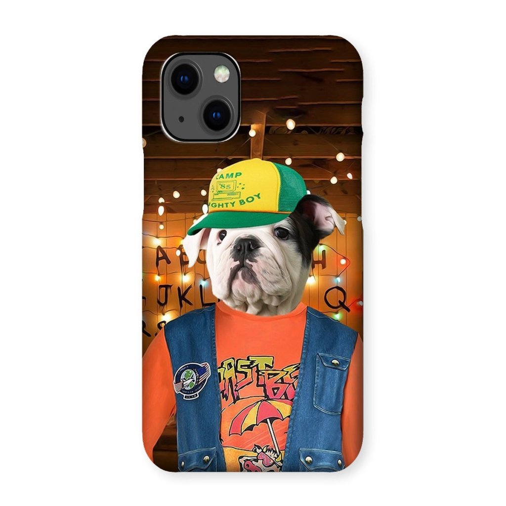 Retro 80s Sci-Fi Custom Pet Snap Phone Case | Custom Pet Artwork | Paw & Glory