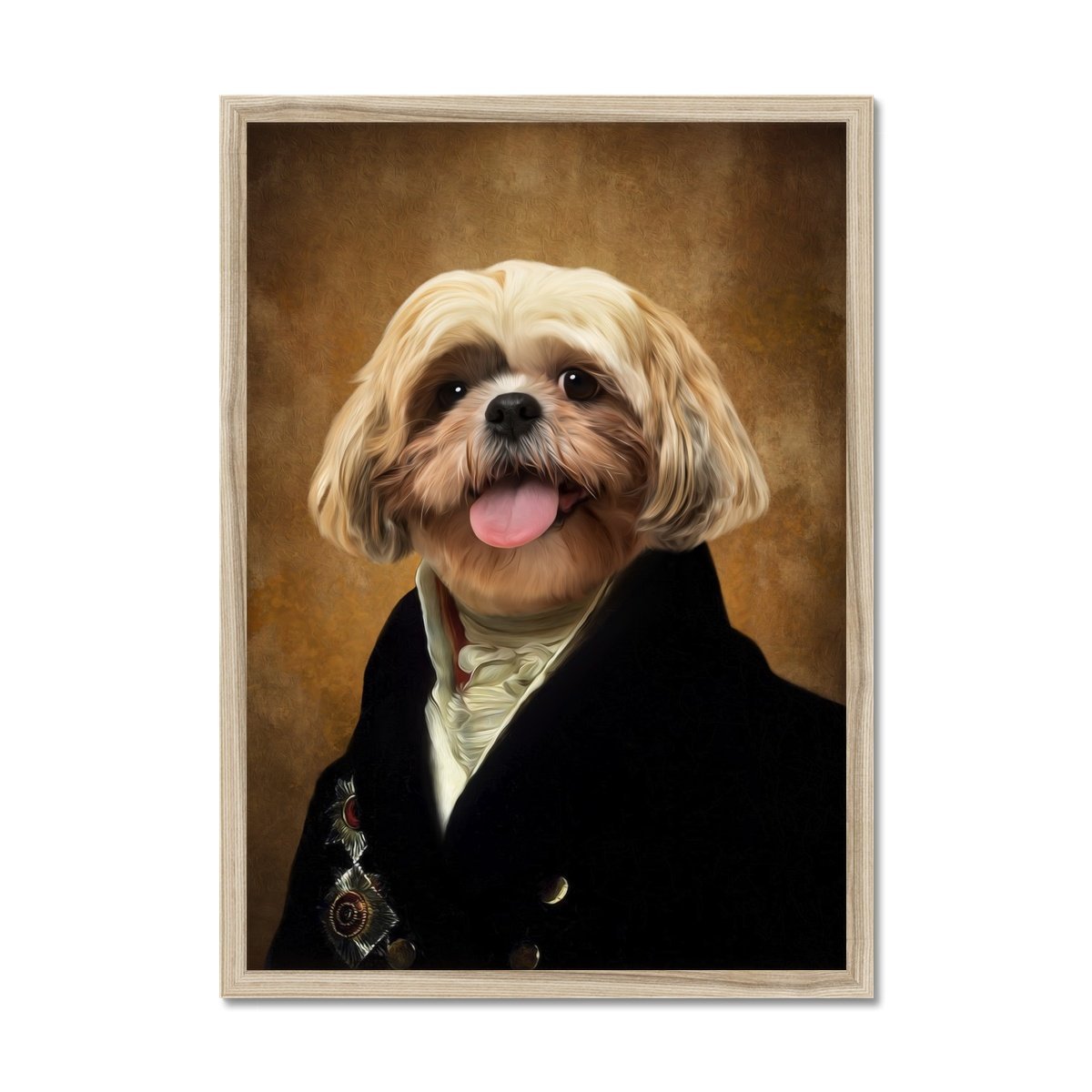 The Earl: Custom Pet Portrait - Paw & Glory - Dog Portraits - Pet Portraits