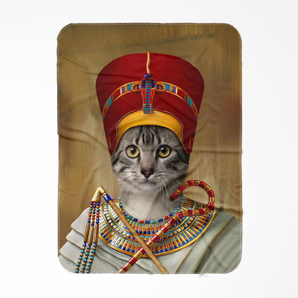 The Egyptian Queen: Custom Pet Blanket - Paw & Glory - Dog Portraits - Pet Portraits
