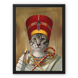The Egyptian Queen: Custom Pet Canvas - Paw & Glory - Dog Portraits - Pet Portraits