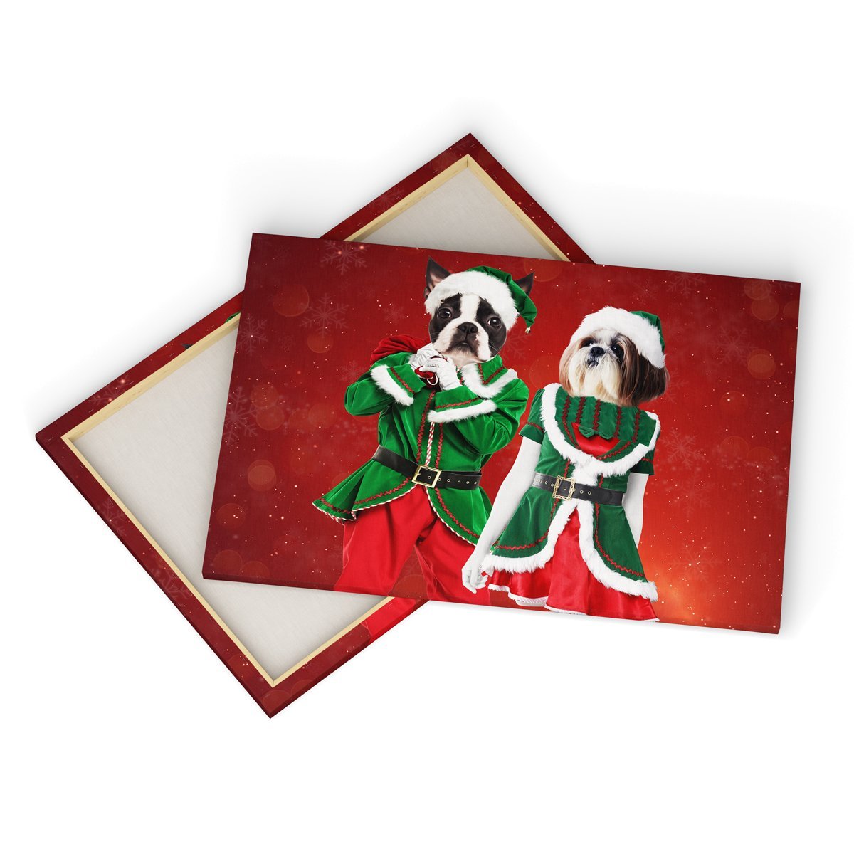 The Elves: Custom Pet Canvas - Paw & Glory - Dog Portraits - Pet Portraits