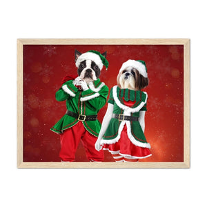 The Elves: Custom Pet Portrait - Paw & Glory - Dog Portraits - Pet Portraits