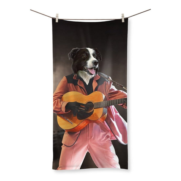 Rock And Roll Icon Custom Pet Towel | Pet Lover Gift | Paw & Glory