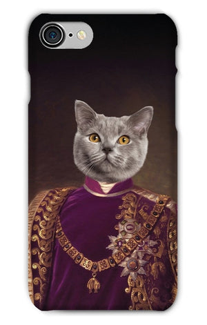 The Emperor: Custom Pet Phone Case - Paw & Glory - Dog Portraits - Pet Portraits